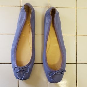 Christian Louboutin lilac purple flats bow 11 41